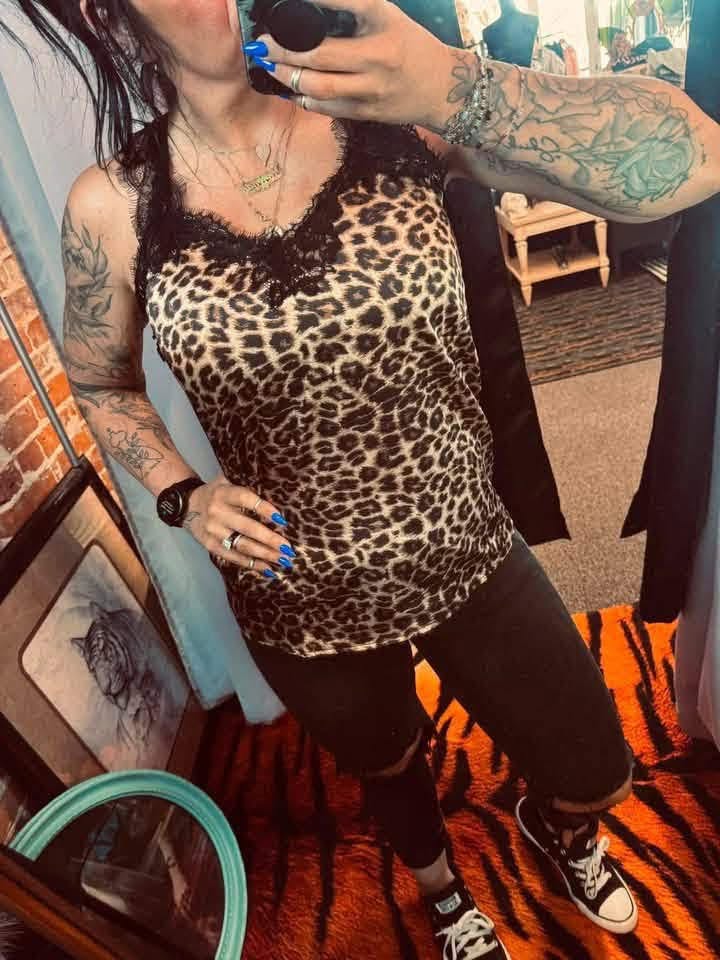 Satin Leo Tank
