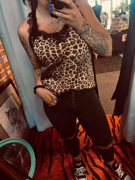 Satin Leo Tank
